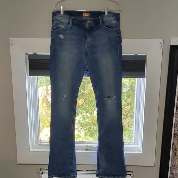 MOTHER Women's The Runaway Whole Lotta Trouble Jeans 32 - Picture 1 of 8